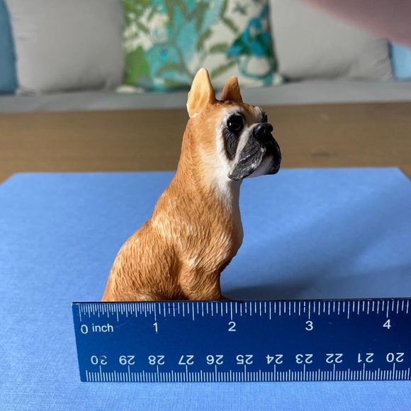 United Design Stone Critters Collection Sitting Boxer Sculpture Figurine - Picture 8 of 11